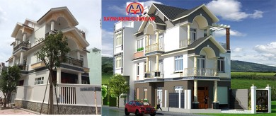 Thiết kế nhà ở Dĩ An, Thuận An, Bình Dương.